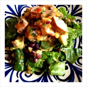 Meatless Monday Mexican Spinach Salad