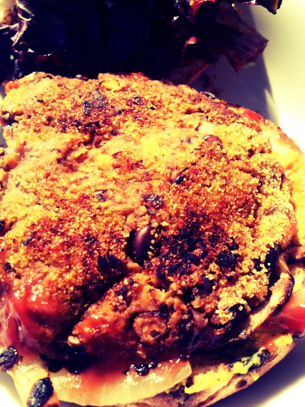 Sweet Potato & Black Bean Burger