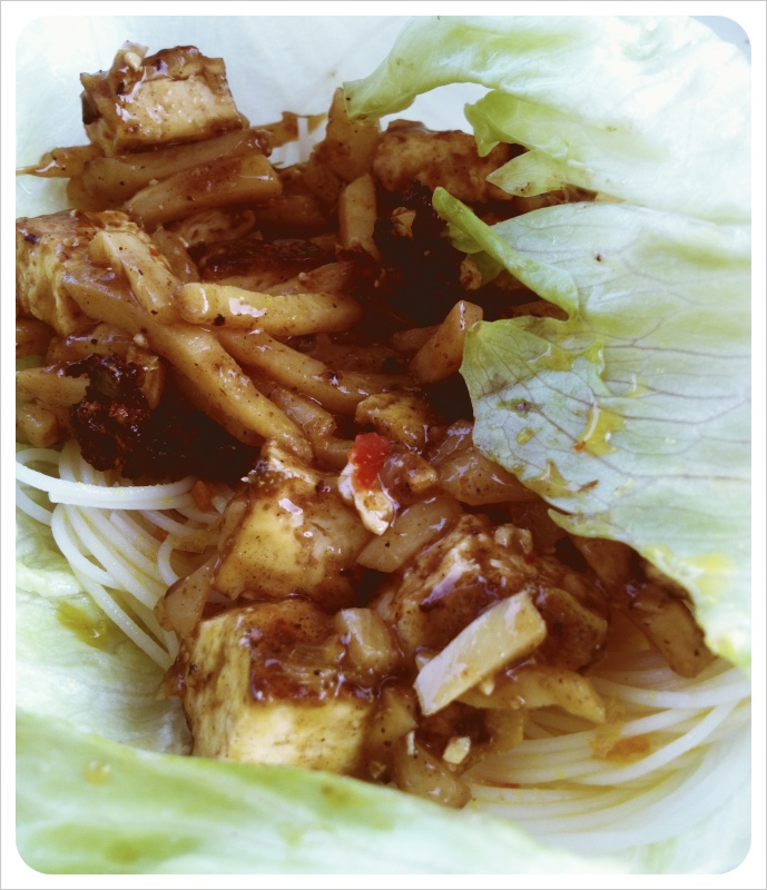 Vegetarian Lettuce Wraps for Meatless Monday